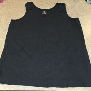 (J43) Bobbie Brooks Black Sleeveless Tank Top